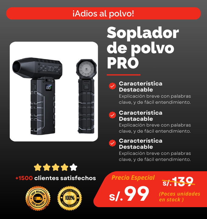 Soplador de polvo PRO
