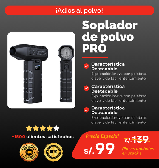 Soplador de polvo PRO